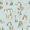Riley Blake Designs Magical Winterland Winter Scene Blue