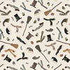 Studio E Fabric Snowy Days and Frosty Nights Snowman Accessories Cream