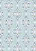 Lewis and Irene Fabrics Honey Sweet Bee Hives Soft Blue