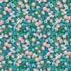 Michael Miller Fabrics Flower Lake Cornflower by Lake Marine