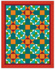Luau Torches Quilt Pattern - PDF DOWNLOAD
