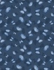 Wilmington Prints Among The Irises Butterfly Toss Blue