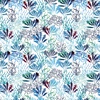 Michael Miller Fabrics Fanciful Sea Life Twirling Seaweed White