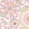 Henry Glass Flora Dora 108 Inch Wide Backing Fabric Floral Medallions Blush