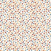 Benartex Farm Feathered Folk Dots White