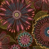 Henry Glass Flora Dora 108 Inch Wide Backing Fabric Floral Medallions Autumn