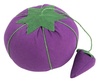 Dritz Tomato Pin Cushion with Emery Sharpener - PURPLE