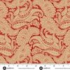 Andover Fabrics Carolina Broad Damask Red