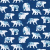 Benartex Polar Attitude Polar Bears Blue/Multi