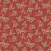 Riley Blake Designs Holiday Spirit Pinecones Red