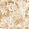 Henry Glass Peony Paradise 118 Inch Wide Backing Fabric Tan