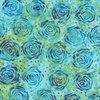 Anthology Fabrics Quilt Essentials 7 Splendor Batiks Roses Aquamarine