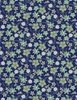 Wilmington Prints Blissful Graphic Floral Navy