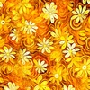 QT Fabrics Oasis Ditzy Floral Marigold
