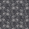 P&B Textiles Elizabeth 108 Inch Wide Backing Fabric Jacobean Allover Black