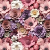 Studio E Fabrics Another Dimension Flowerbed Large Peach