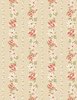 Wilmington Prints Sentiments Daisies and Roses Stripe Tan