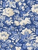 Wilmington Prints Chateau Bleu Large Floral Blue