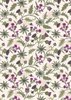 Lewis and Irene Fabrics Highlands Bee Thistle Light Cream