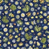 QT Fabrics Citrus Bliss Lemons and Flora Navy