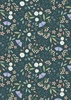 Lewis and Irene Sky Garden Floral Odyssey Deep Teal