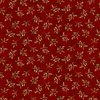 Henry Glass Hollyville Manor Mistletoe Toss Red