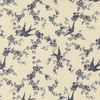 Moda Bluebird's Nest Happy Bluebird Cream