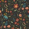 Marcus Fabrics Woolly Whims Large Floral Charcoal