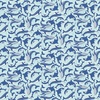 Andover Fabrics Deep Blue Sea Fins and Tails White