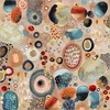 Windham Fabrics Flora and Form Geode Fire Opal