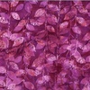 Hoffman Fabrics Berry Delicious Bali Batiks Xray Leaves Cabernet