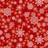 Studio E Fabrics First Frost 108 Inch Backing Tossed Snowflakes Red