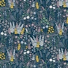 Andover Fabrics Heather and Sage Floral Blue