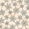 Maywood Studio Spooky Stitches Spiderwebs Cream