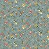 Henry Glass Love Bugs and Flowers Light Blue
