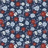 Windham Fabrics Front Porch Vining Blooms Navy