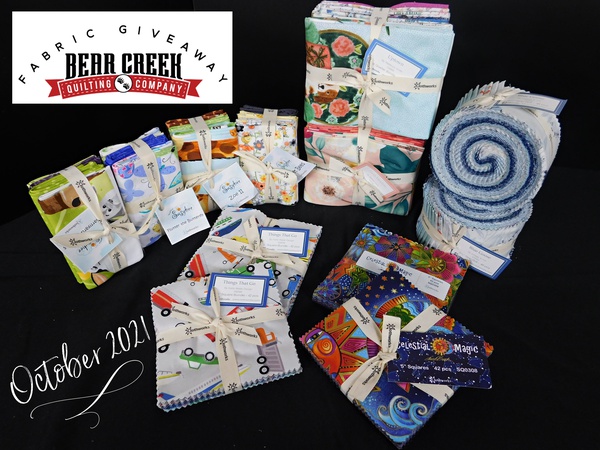 Bear Creek Quilting Company Fabric Give-Away