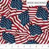 Northcott Stonehenge Stars and Stripes 13 108 Inch Wide Backing Fabric Flag Navy/Multi