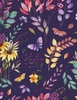 Wilmington Prints Botanical Magic Large All Over Purple
