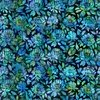 In the Beginning Fabrics Halcyon ll Floral Blooms Blue