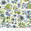 Northcott Something Blue Small Floral Cream