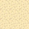 Clothworks Daisy Field Floral Sketch Light Gold