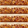 In the Beginning Fabrics Falling Leaves Border Multi