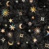 QT Fabrics Moonshadow Star Toss Charcoal