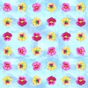 Studio E Fabrics Hummingbird Heaven Flower Dot Sky Blue