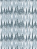 Wilmington Prints Wild Woods Lodge Tree Stripe White/Blue