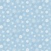 Wilmington Prints Woodland Frost Snowflakes Blue