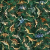 QT Fabrics Savage Kingdom Tossed Dinosaurs Forest