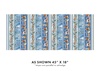 Benartex Woodland Wonderland Stripe Blue
