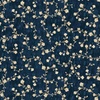 P&B Textiles Vineyard 108 Inch Wide Backing Fabric Vine Scroll  Navy/Ecru